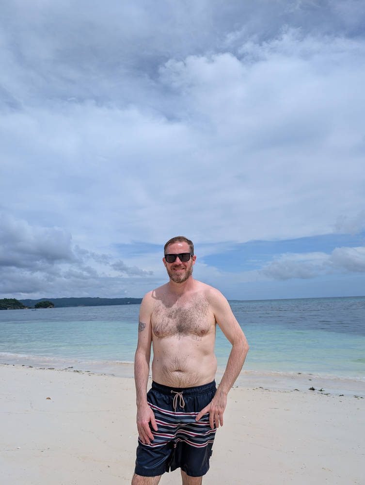 Me, on the beach