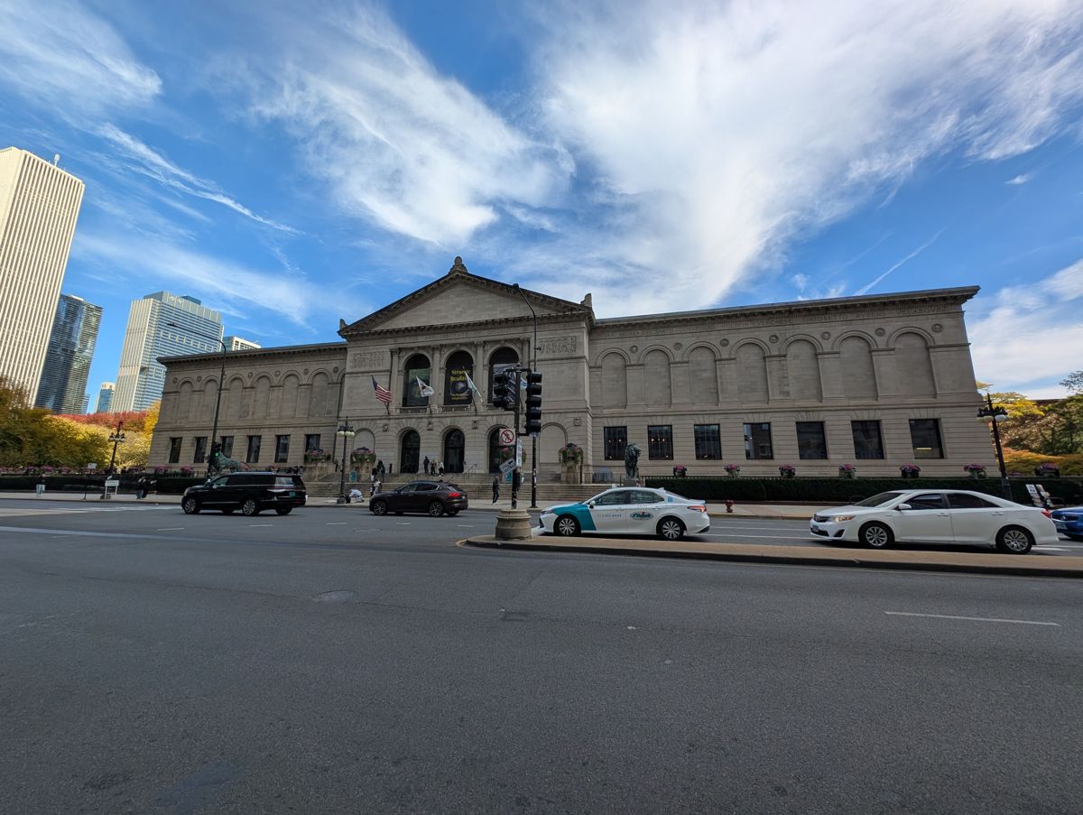 The Michigan Avenue entrance
