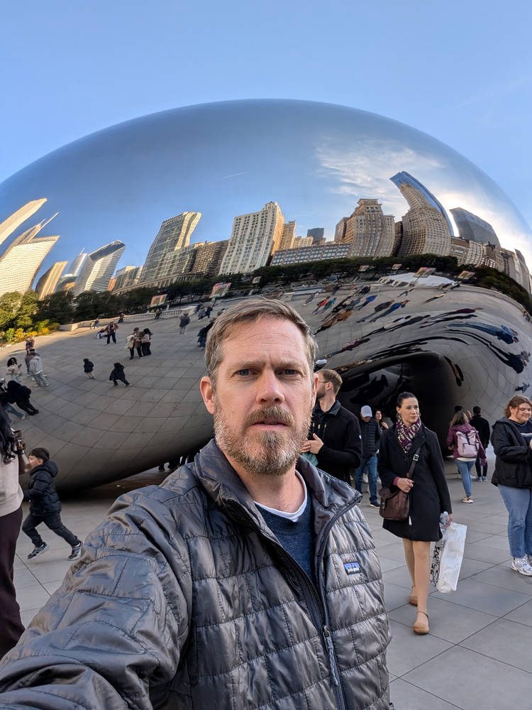 Me, at the Bean