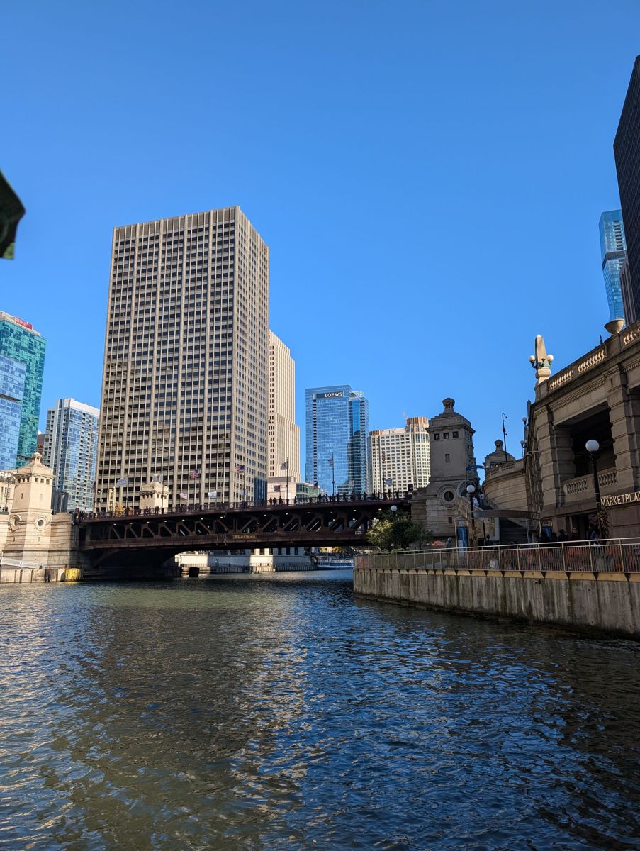 The DuSable Bridge at Michigan Avenue