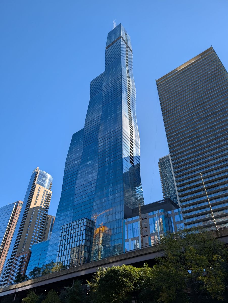 The St. Regis Chicago, looking straight up