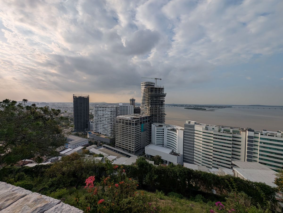New towers going up along the river