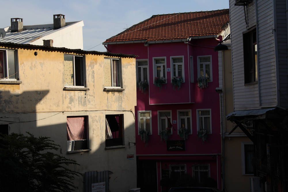 Colorful old houses
