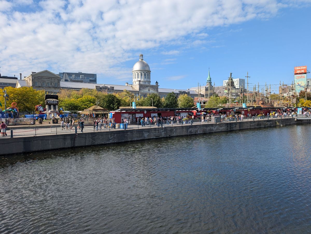 Bonsecours Market across the water