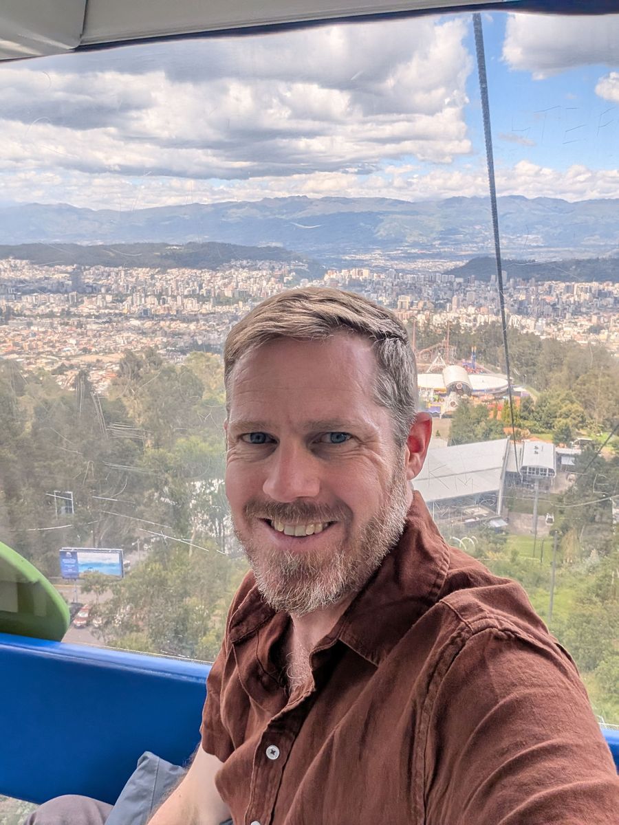 Me, on the way up