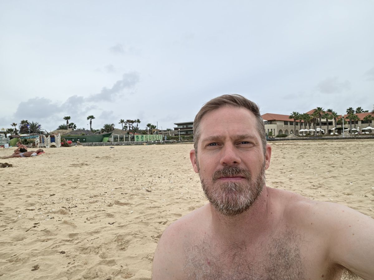 Me, after a quick swim