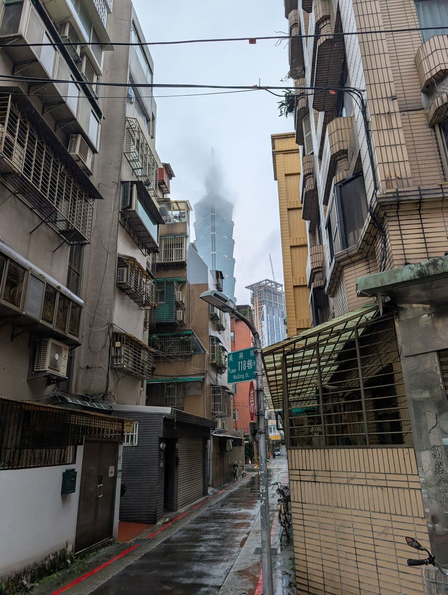 Down a Wuxing Street lane
