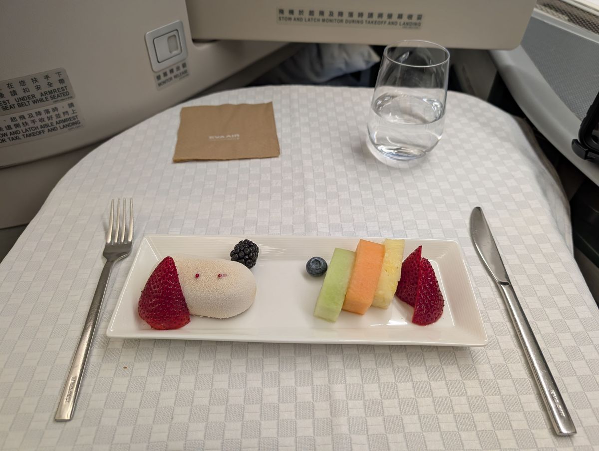 Dessert and fruit