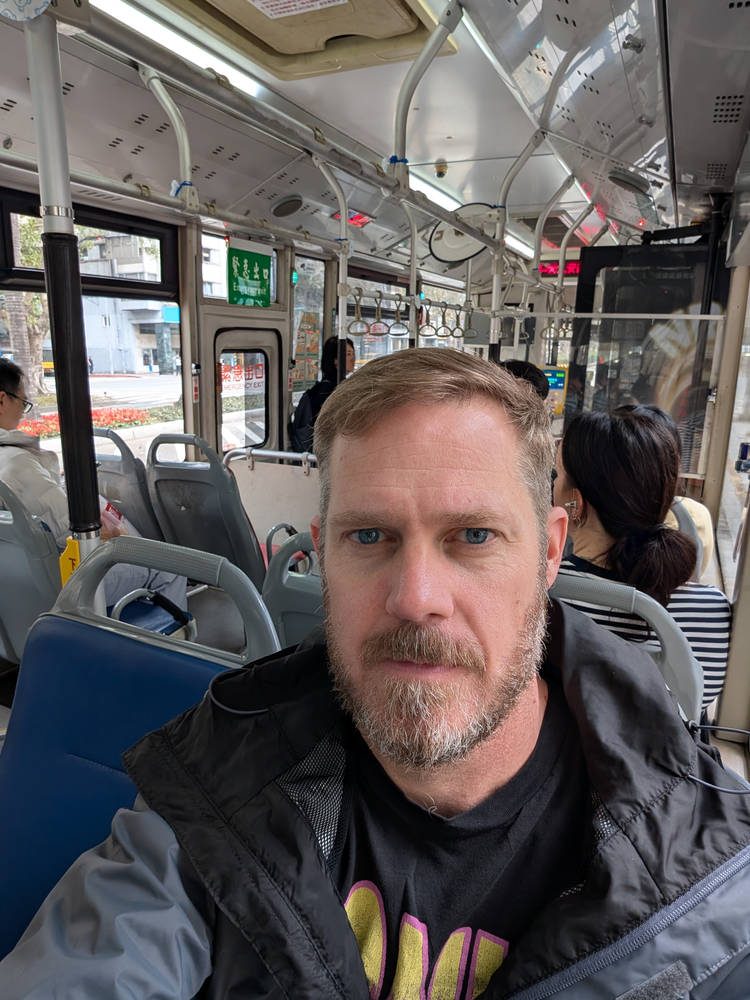 Me, on the bus