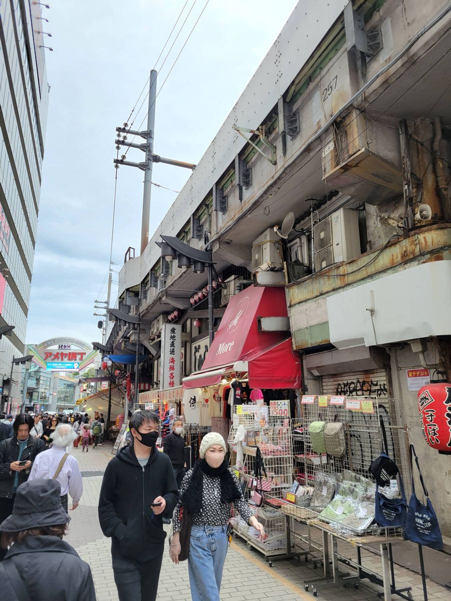 Shops under the old railway building