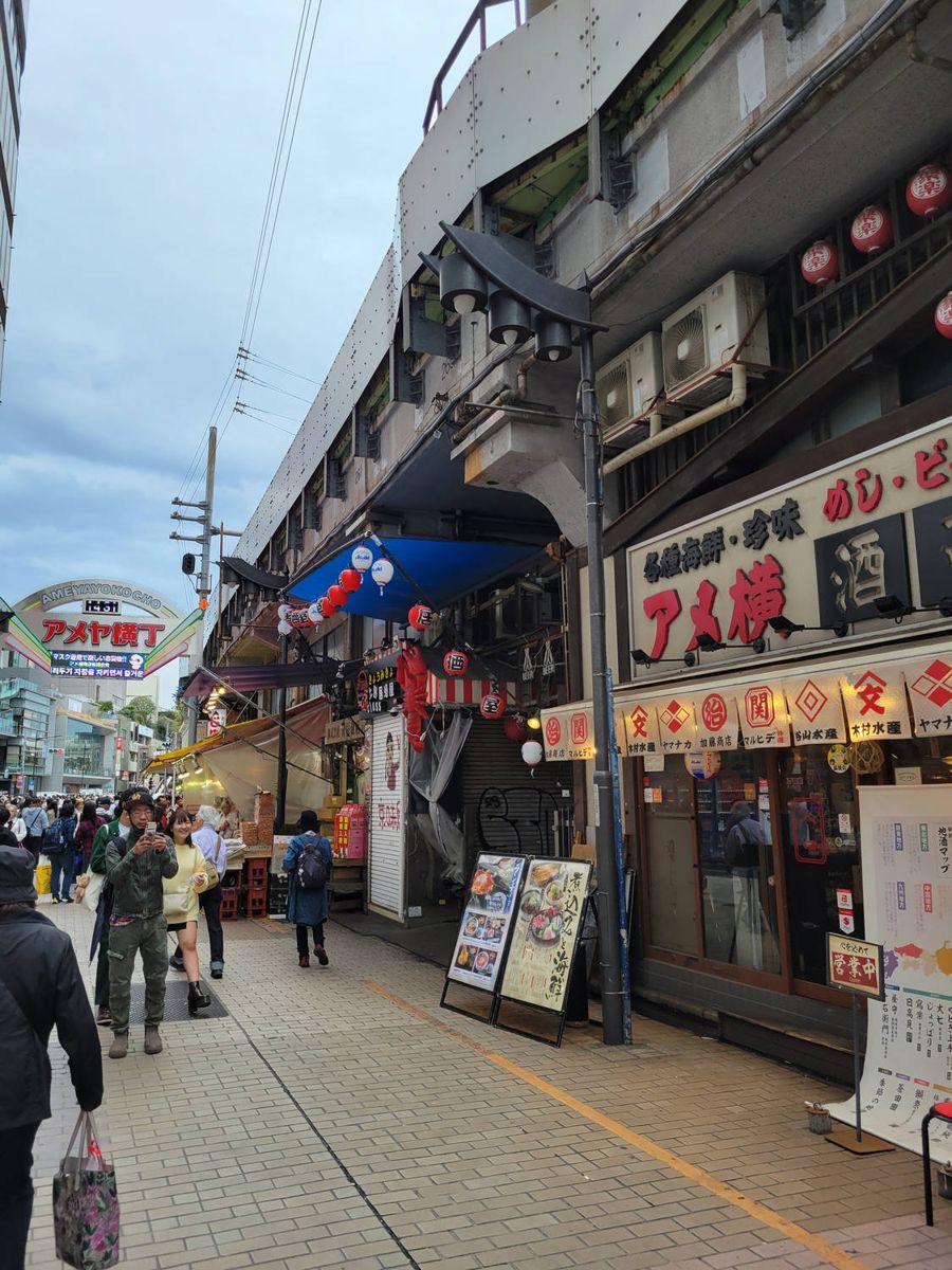 The street with red lanterns